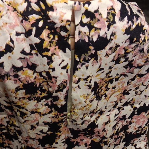 Liz Claiborne Floral Print Fit And Flare Cottagecore Dress - Pink and Black NWOT - Picture 14 of 14